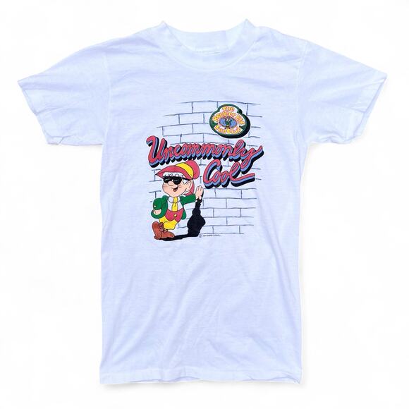 Vintage 80s Keebler Elf Fun Club Uncommonly Cool T Shirt Candy Snack Food Cookie - Picture 1 of 8